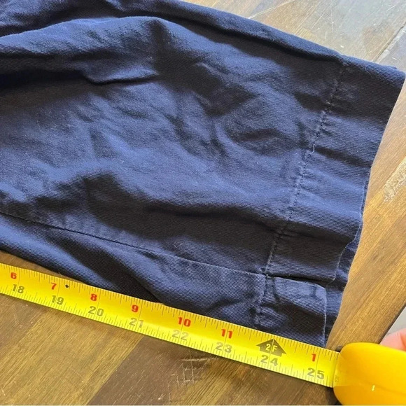 Xirena Navy Blue Thatcher Pants Button Fly Straight Leg Relaxed XS - Picture 8 of 14